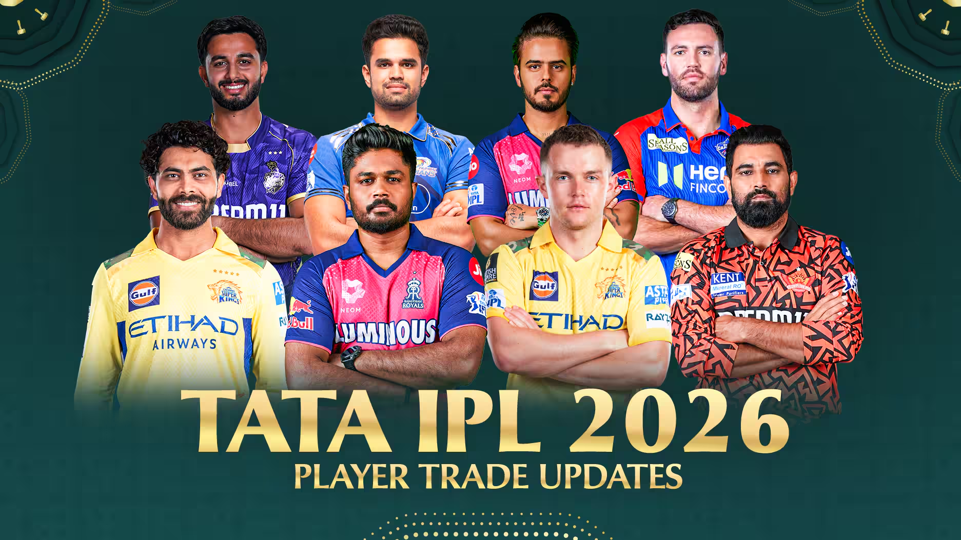IPL 2026 all teams and captains - Bet on Turn666
